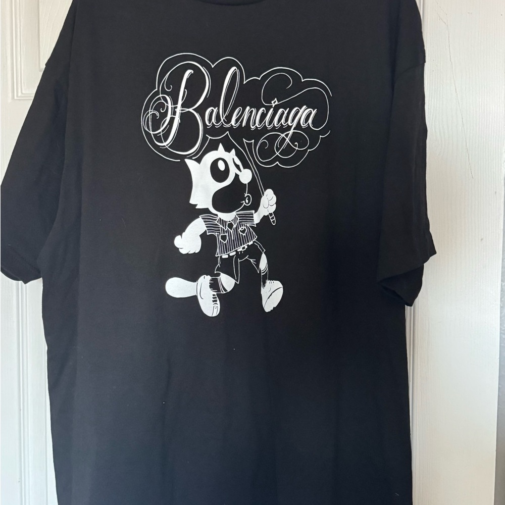 Balenciaga Cat Cartoon Tee